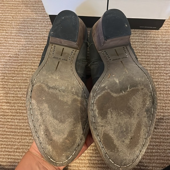 Dolce Vida Black Nubuck Yuri Boots - Picture 4 of 5